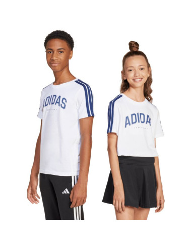 Koszulka dla dzieci adidas codes collegiate graphic biała ji6674
