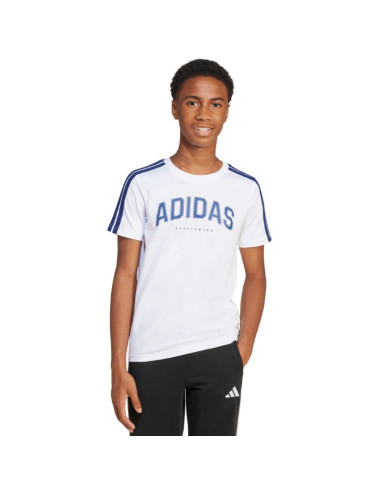 Koszulka dla dzieci adidas codes collegiate graphic biała ji6674