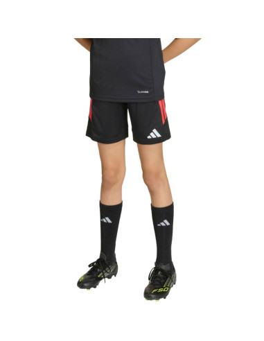 Spodenki dla dzieci adidas tiro 26 league czarno-czerwone jy7148