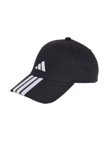 Czapka z daszkiem adidas 3-stripes new logo baseball czarna jg1072