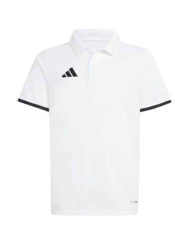 Koszulka dla dzieci adidas entrada 26 polo biała jz6624