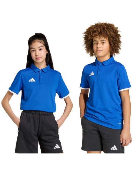 Koszulka dla dzieci adidas entrada 26 polo niebieska jz6625