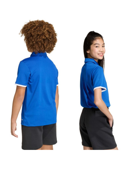Koszulka dla dzieci adidas entrada 26 polo niebieska jz6625