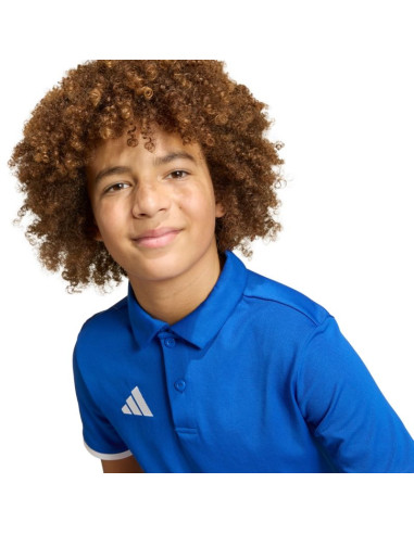 Koszulka dla dzieci adidas entrada 26 polo niebieska jz6625