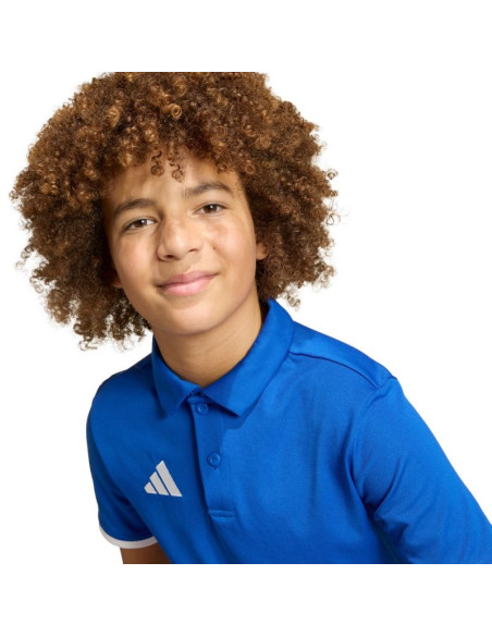 Koszulka dla dzieci adidas entrada 26 polo niebieska jz6625