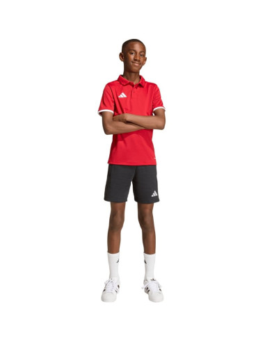 Koszulka dla dzieci adidas entrada 26 polo czerwona jz6626