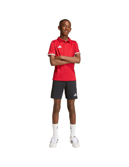 Koszulka dla dzieci adidas entrada 26 polo czerwona jz6626