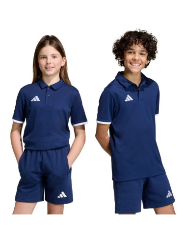 Koszulka dla dzieci adidas entrada 26 polo granatowa jz6627