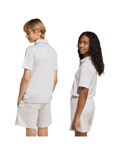 Koszulka dla dzieci adidas entrada 26 polo jasnoszara jz6628
