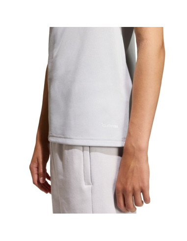 Koszulka dla dzieci adidas entrada 26 polo jasnoszara jz6628