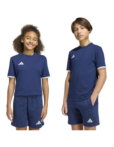 Koszulka dla dzieci adidas entrada 26 tee granatowa jz6673