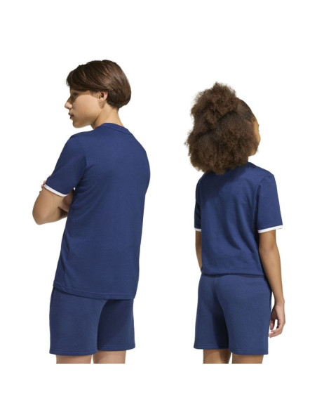 Koszulka dla dzieci adidas entrada 26 tee granatowa jz6673