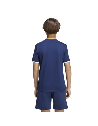Koszulka dla dzieci adidas entrada 26 tee granatowa jz6673