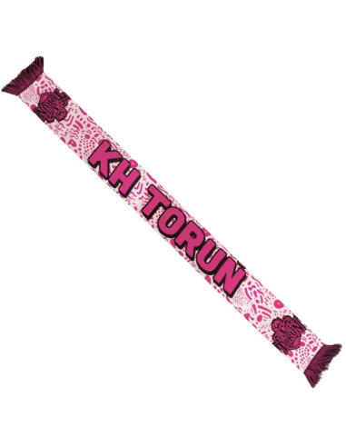 Szal kh toruń - pink