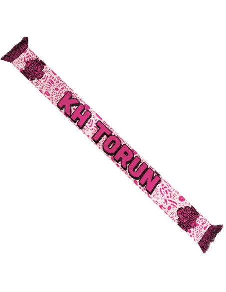 Szal kh toruń - pink