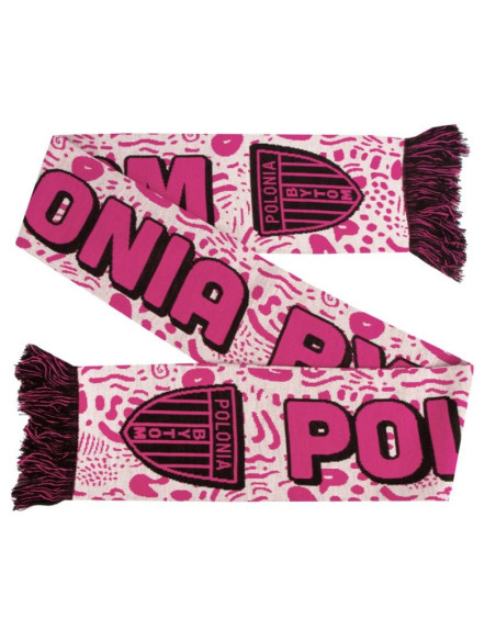 Szal polonia bytom - pink