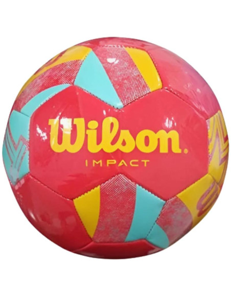 Piłka nożna wilson impact sb koral/yelllow/blue r.5
