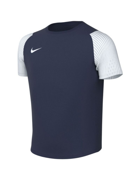 Koszulka dla dzieci nike dri-fit academy ii granatowo-biała hv8168 411