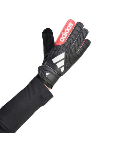Rękawice bramkarskie adidas copa club czarno-czerwone ka7805