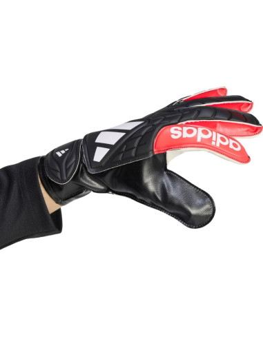 Rękawice bramkarskie adidas copa club czarno-czerwone ka7805