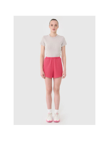 Spodenki casual z dzianiny waflowej damskie 4f 4frss25tshof699-54s