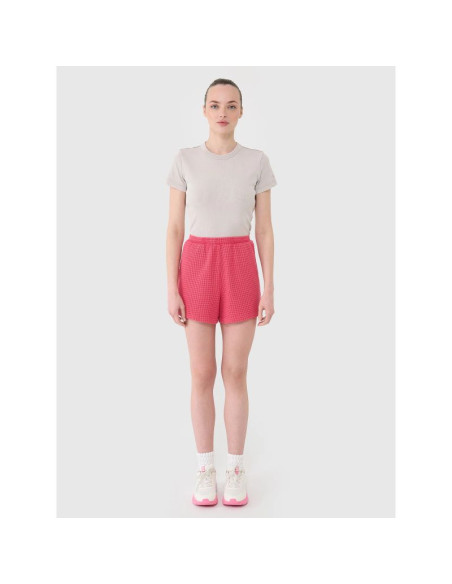 Spodenki casual z dzianiny waflowej damskie 4f 4frss25tshof699-54s