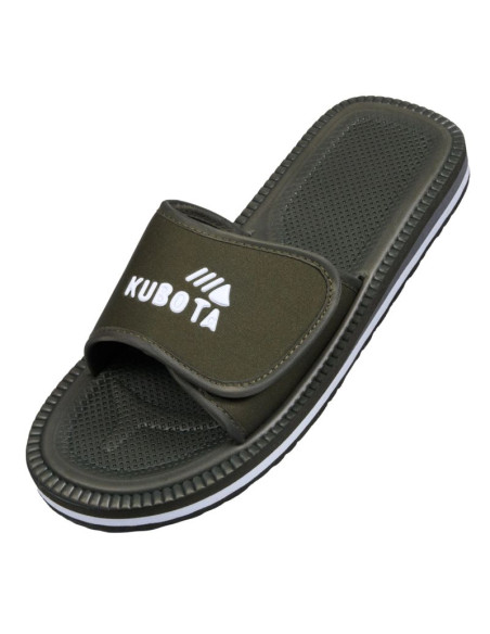 Klapki kubota rzep khaki k0000-100-005-19-1