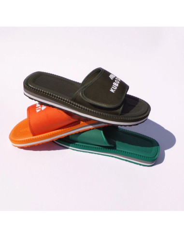 Klapki kubota rzep khaki k0000-100-005-19-1