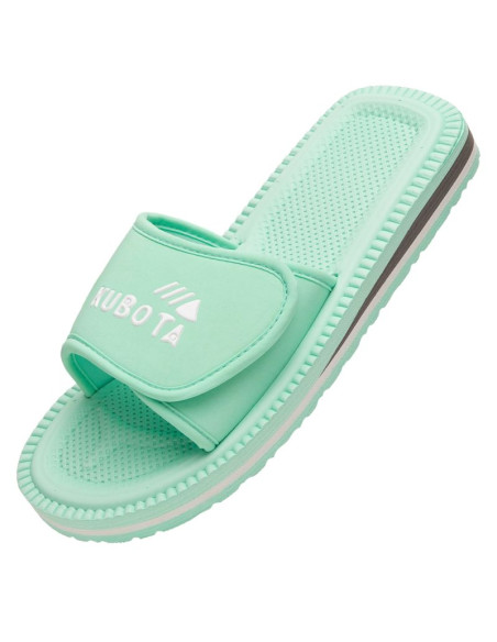 Kubota klapki rzep classic pastelowy zielony k25ss-100-001-17-1