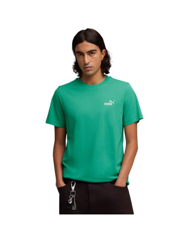 Koszulka męska puma ess small no.1 logo tee(s) zielona 682535 40