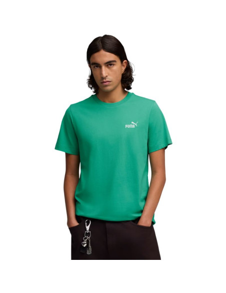 Koszulka męska puma ess small no.1 logo tee(s) zielona 682535 40