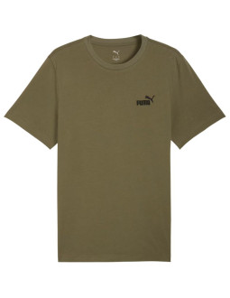 Koszulka męska puma ess small no.1 logo tee(s) oliwkowa 682535 81 2