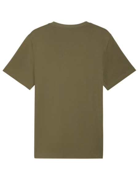 Koszulka męska puma ess small no.1 logo tee(s) oliwkowa 682535 81