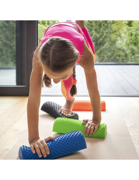 Półwałek fizjo spiky do masażu tullo niebieski ref856