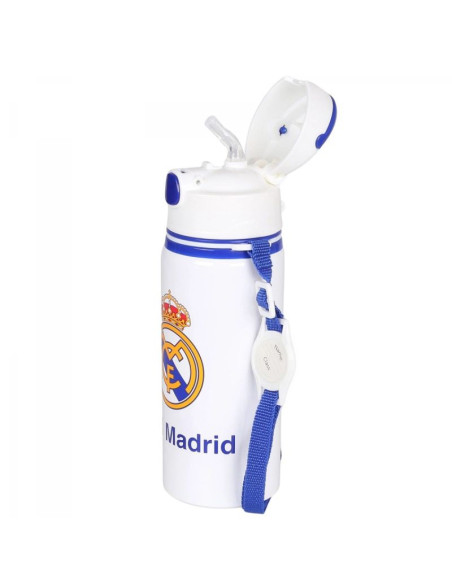 Real madryt bidon aluminiowy z ustnikiem i paskiem 600 ml rm00005