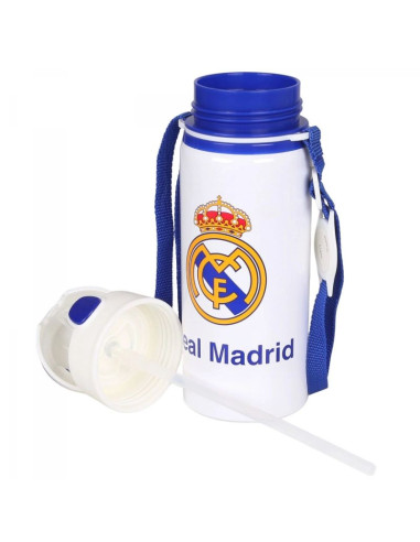 Real madryt bidon aluminiowy z ustnikiem i paskiem 600 ml rm00005