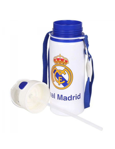 Real madryt bidon aluminiowy z ustnikiem i paskiem 600 ml rm00005
