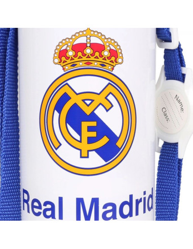 Real madryt bidon aluminiowy z ustnikiem i paskiem 600 ml rm00005
