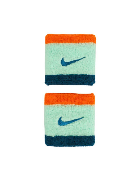 Frotki na rękę nike swoosh wristbands 2 szt. zielone n1012405322