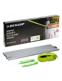 Słupki do siatkówki plażowej dunlop z siatką