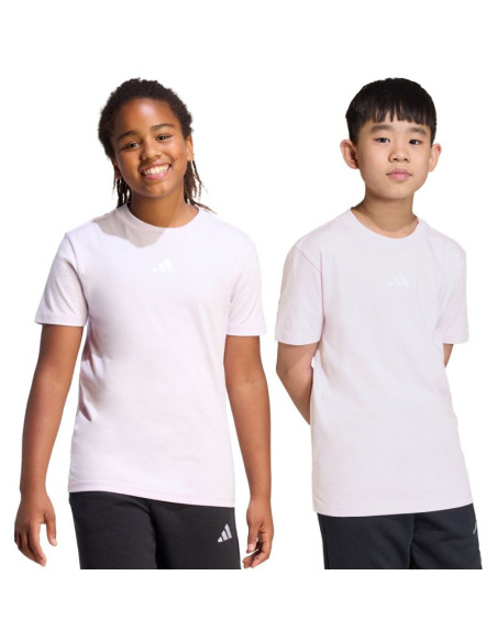 Koszulka dla dzieci adidas essentials fioletowa ks0405