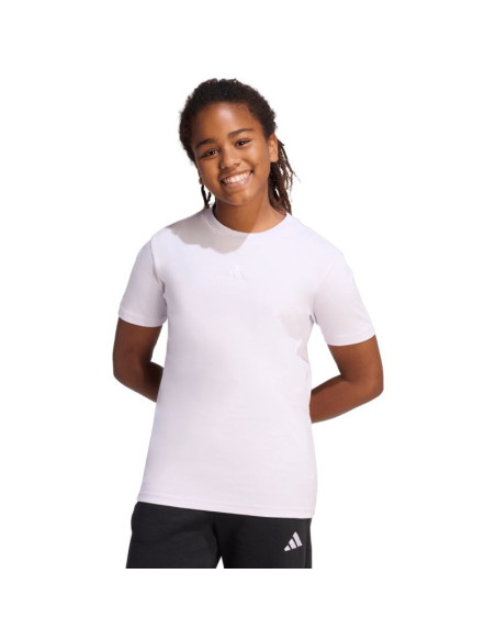 Koszulka dla dzieci adidas essentials fioletowa ks0405
