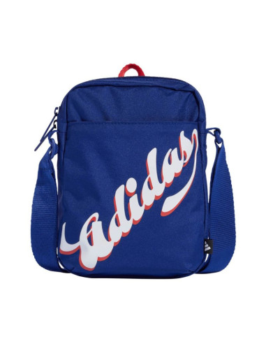 Torebka adidas tiro graphic organizer niebieska ke3774