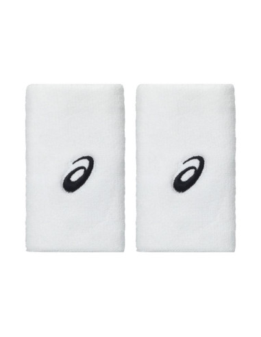 Frotka na rękę asics wrist band  long 2 szt. biała 3043a142 100