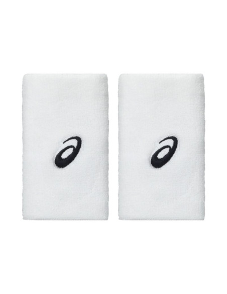 Frotka na rękę asics wrist band  long 2 szt. biała 3043a142 100