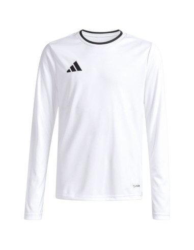 Koszulka dla dzieci adidas entrada 26 long sleeve jersey biała kf5874