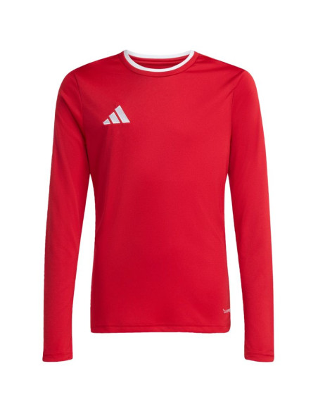 Koszulka dla dzieci adidas entrada 26 long sleeve jersey czerwona kf5878