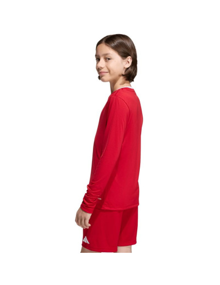 Koszulka dla dzieci adidas entrada 26 long sleeve jersey czerwona kf5878