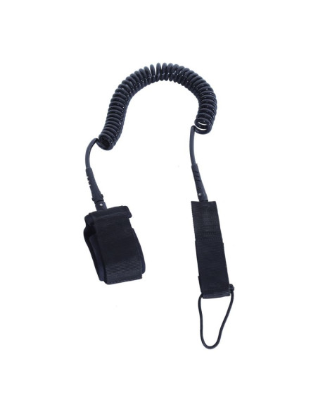 Linka zabezpieczająca do deski enero sup 9 czarna spiralna 275 cm - 1033211