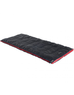 Śpiwór high peak ranger (180x75cm) granatowo/czerwony l-zip 26030